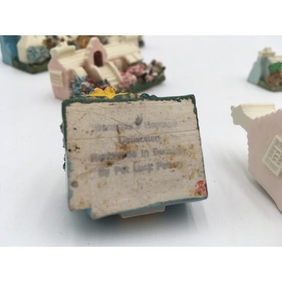 LOT of 6 Vintage Pot Luck Pottery Robert Massey Bermuda Cottages EUC - Picture 10 of 12